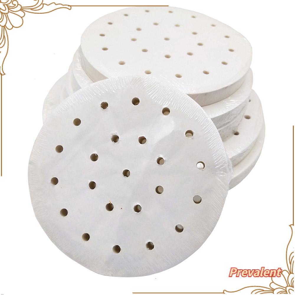 100pcs Kertas Alas Kukus Tahan Panas Anti Lengket Untuk Air Fryer