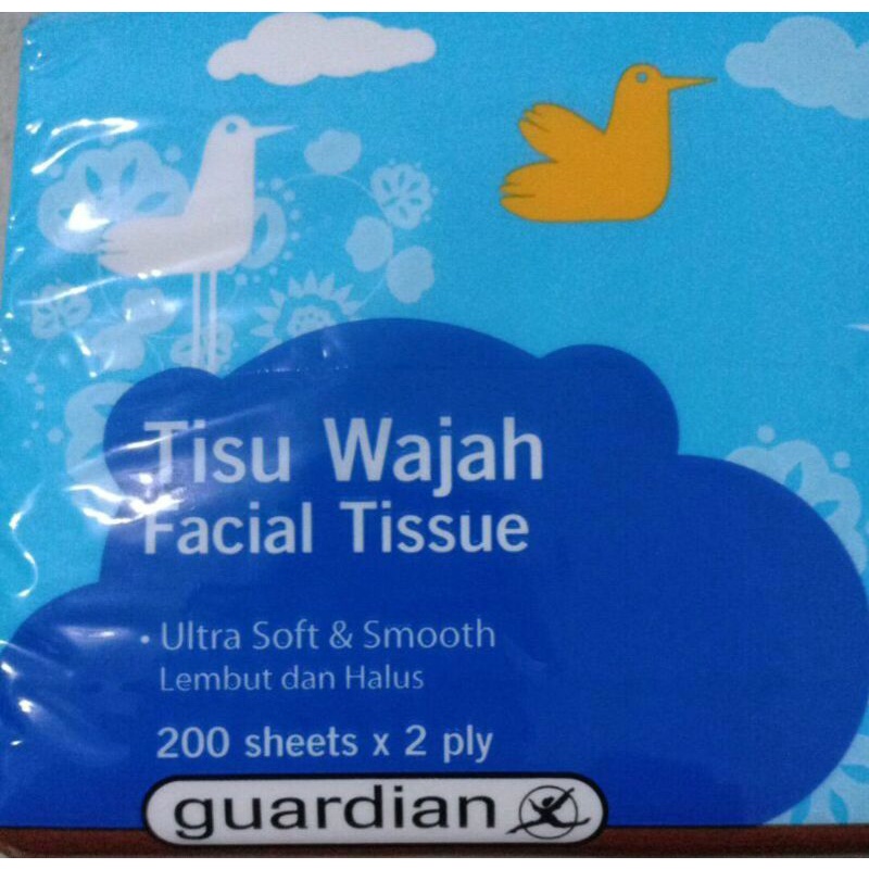 Tisu Wajah Facial Tissue Guardian 200s x 2 ply-4