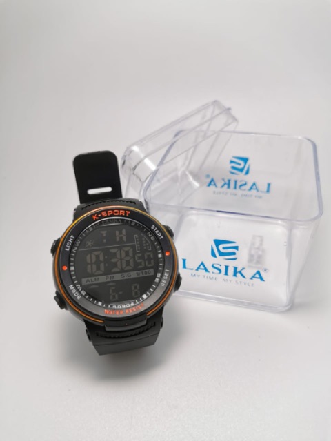 Jam Tangan Lasika Asli type 904 Pria Atau Wanita Sporty Digital Anti air