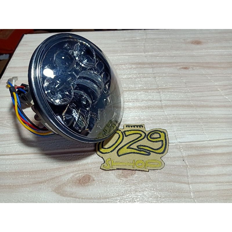 daymaker 16 led 5,75 inch dus hitam polos