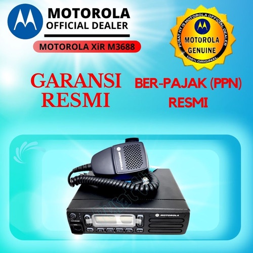 RADIO RIG DIGITAL MOTOROLA XIR-M3688 M 3688 VHF 25 WATT