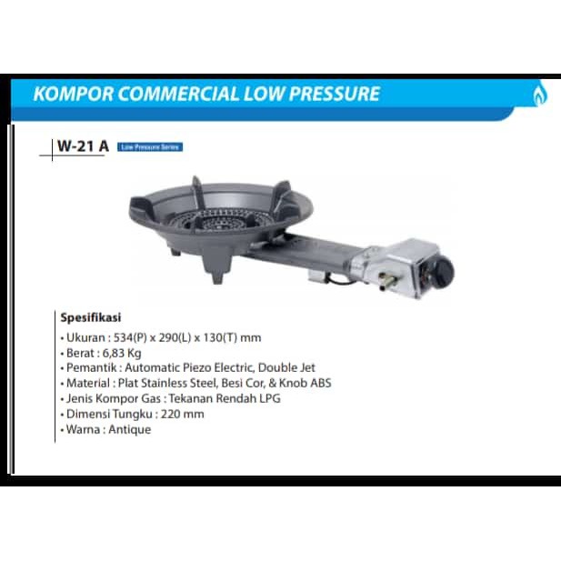 KOMPOR MAWAR WINN GAS SERI 21 A