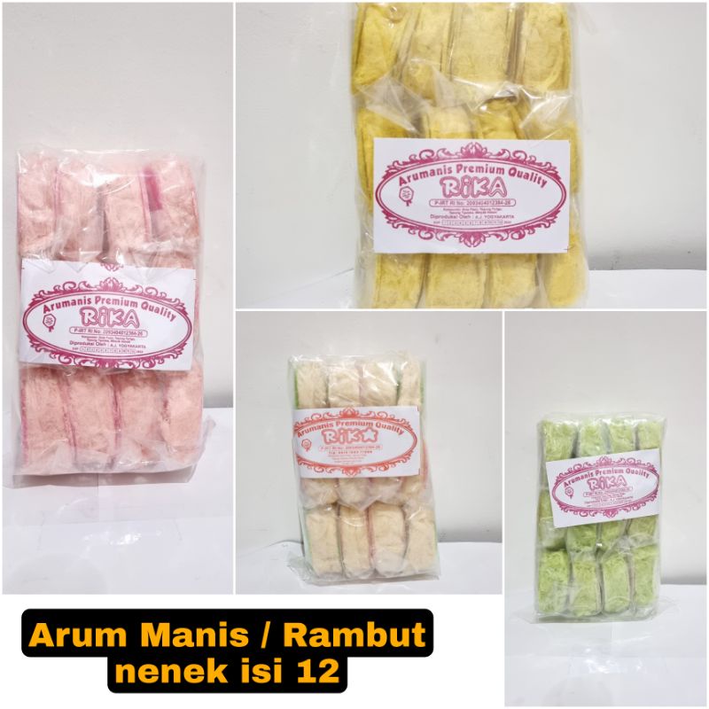 

ARUM MANIS 12 PCS | RAMBUT NENEK ANEKA RASA SEMPE