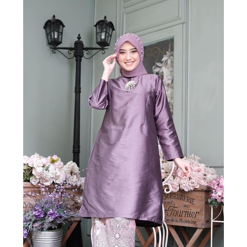 AZURAH SCRAF // Setelan Kebaya Modern | Baju Kebaya | Baju Kurung Malaysia | Setelan Kebaya Tafeta | Set Kebaya Modern | SET CHANTIKA