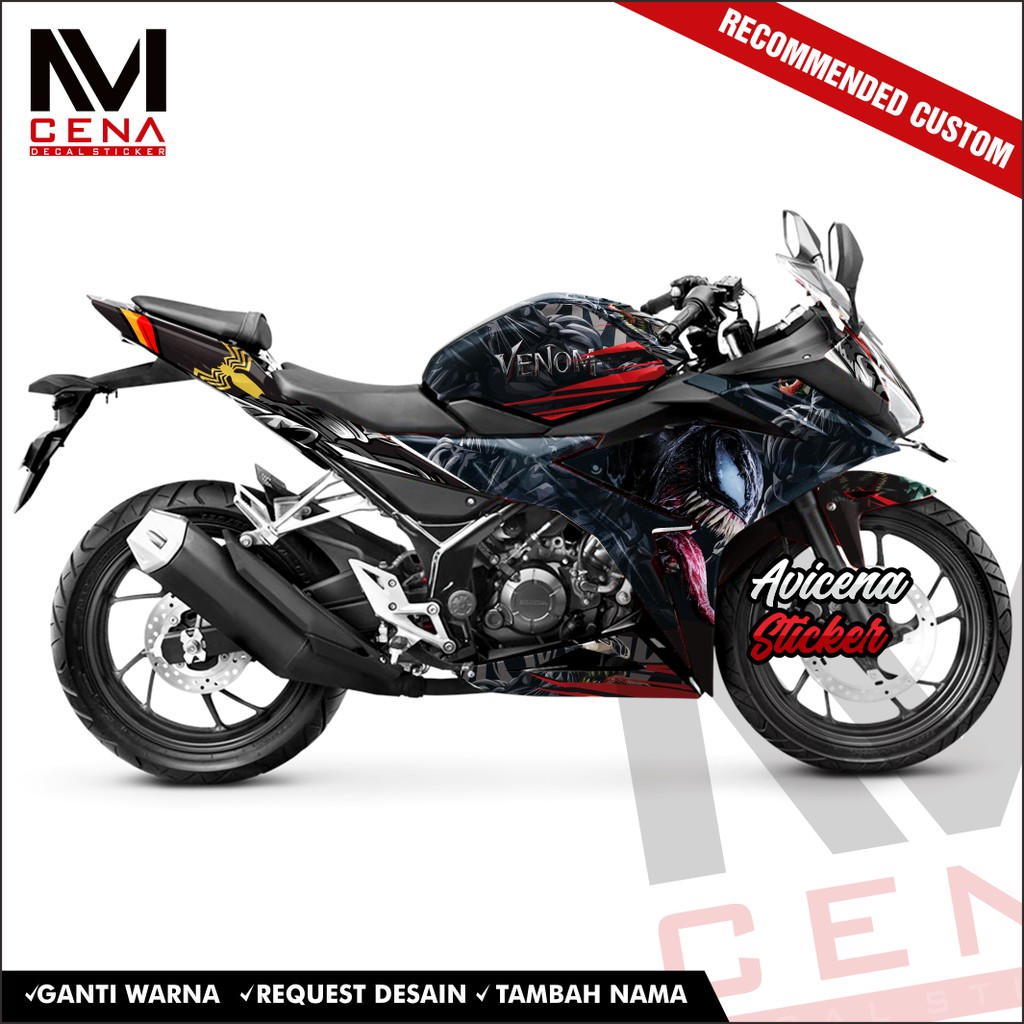 Decal Sticker CBR 150R Facelift Led Sticker Decal CBR 150R Facelift Full Body Venom