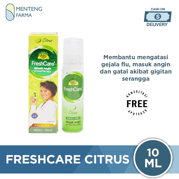 FreshCare Aromatheraphy Citrus - Atasi Gejala Masuk Angin, Flu, Pegal