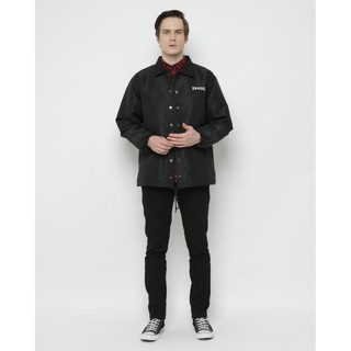 Erigo Coach Jacket Akhekh Black | Shopee Indonesia