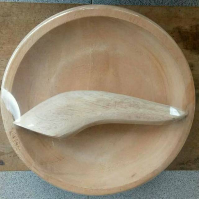 Cobek Kayu / Cobek dan Ulekan Kayu / Cobek Kayu Murah / Cobek Kayu 24CM