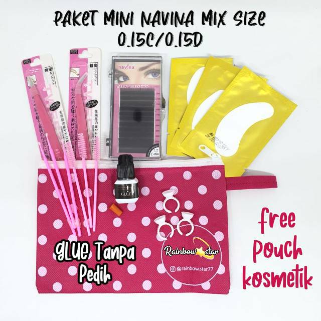 Paket Mini Eyelash Extension / Paket Eyelash Extension + Remover