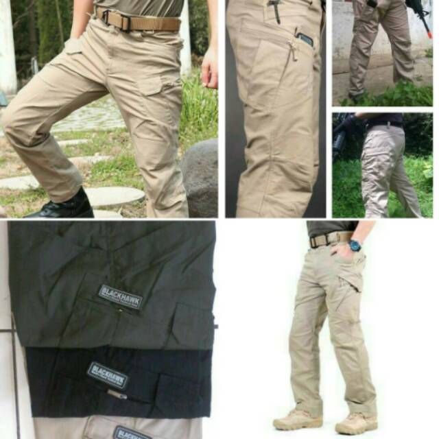 Celana tactical blackhawk no 1 bahan drill