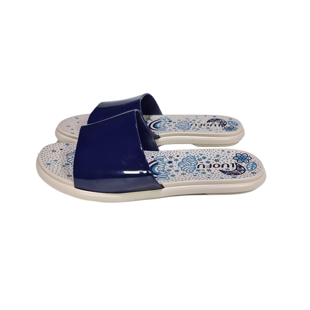 jelly sandal selop wanita luofu karet import sendal cewek F2314E33PK