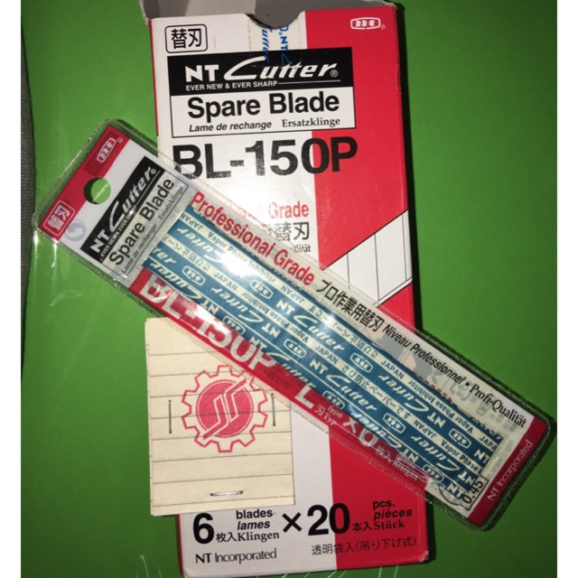 

Isi cutter BL-150P per Pak