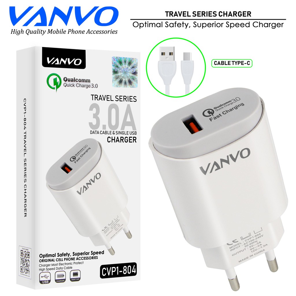 Charger Original VANVO CVP1-804 3.0A