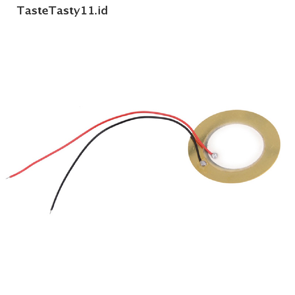 10pcs Disk Drum Sensor Trigger Piezo Elements buzzer Sounder Bahan Tembaga Ukuran 35mm