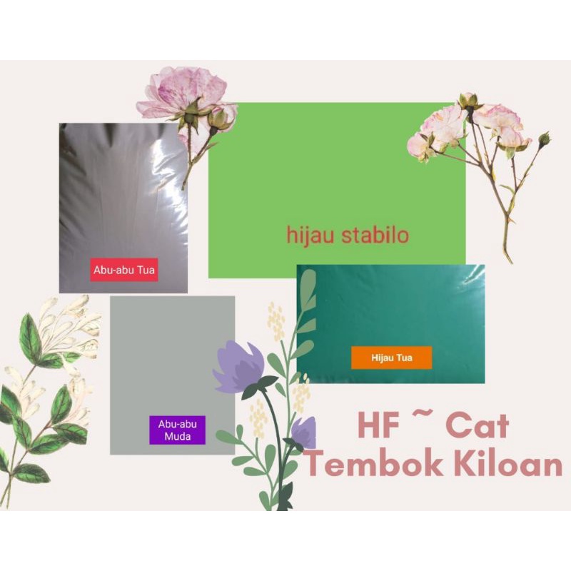 HF ~ Cat Tembok 1kg Murah | Cat Tembok Kiloan Murah | Cat Tembok Murah