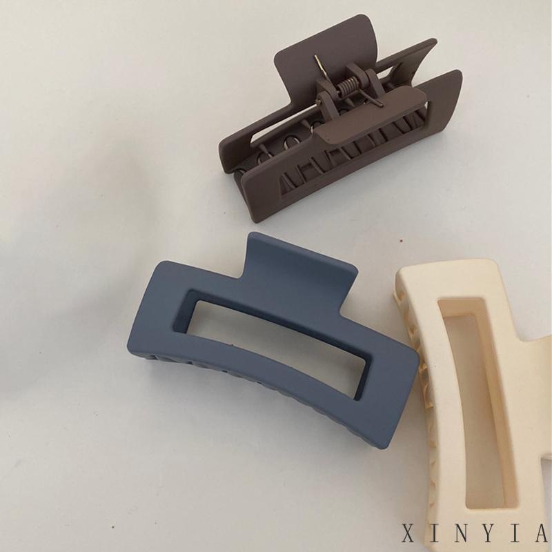 【COD】Jepit Rambut Salon Model Kotak Bolong 8 Cm / Jedai Salon Matte Gaya Korea