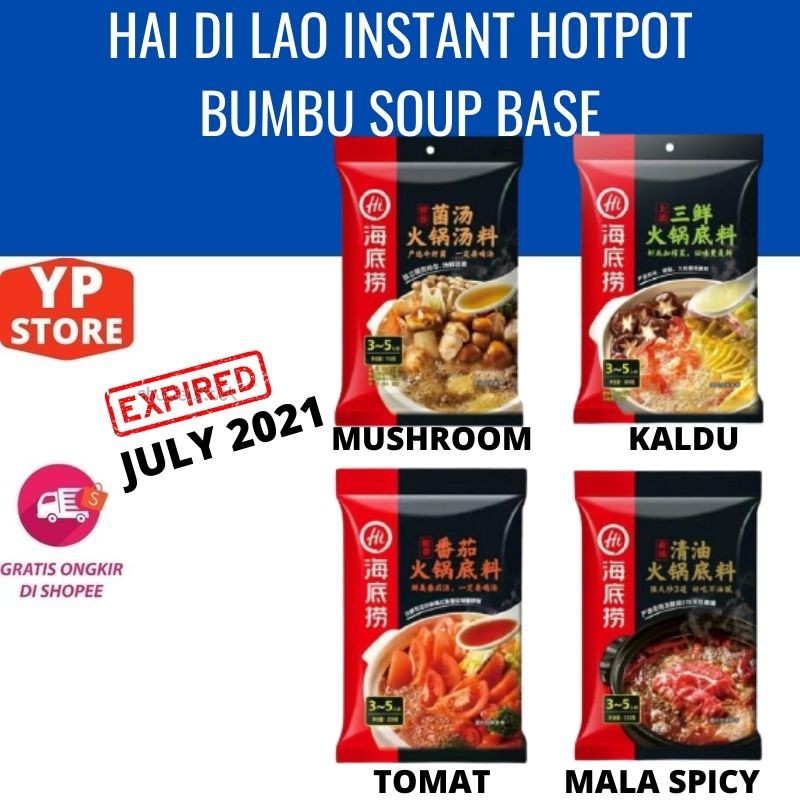 

Hai Di Lao Instant Hotpot Bumbu Soup Base
