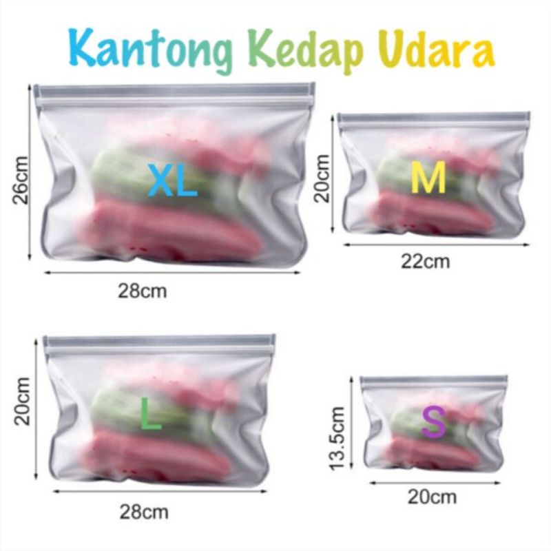 ( JENIS TEBEL ) Plastik Klip organizer / Pouch Anti air / Kantong  KEDAP Travel Serbaguna Waterproof 1 pcs Plastik Pouch Organizer 1pc Transparan Kantung Anti Air Praktis Klip / Zipper lock / zipper storage bag / zipper travel pouch / travel pouch serbagu