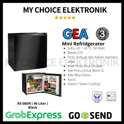 GEA Portable RS-06DR | RS-06 DR Minibar Black