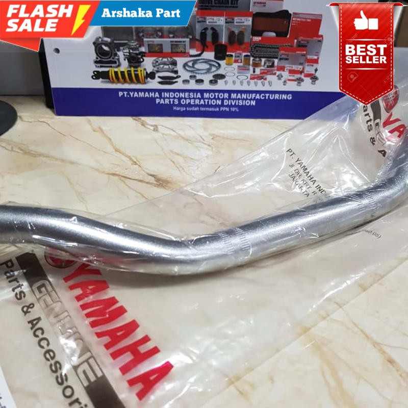 PROMO!!! STANG SETIR STRI BYSON SILVER ASLI YAMAHA PASTI ASLI ORIGINAL