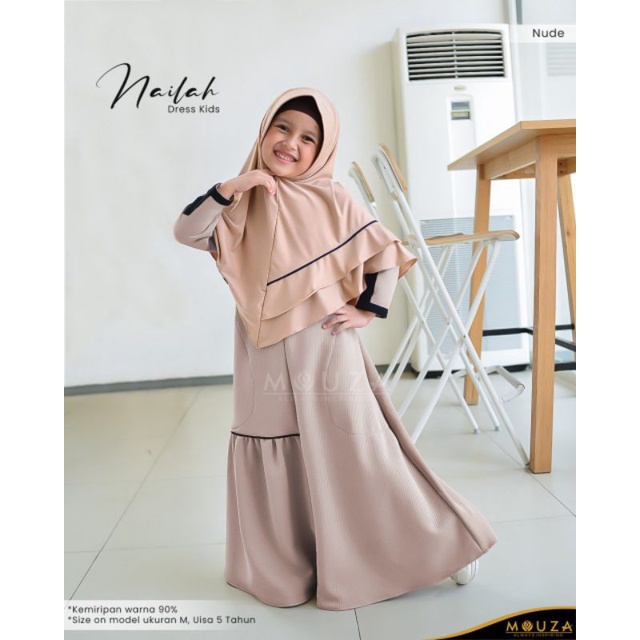 GAMIS ANAK NAILAH DRESS BY MOUZA INDONESIA