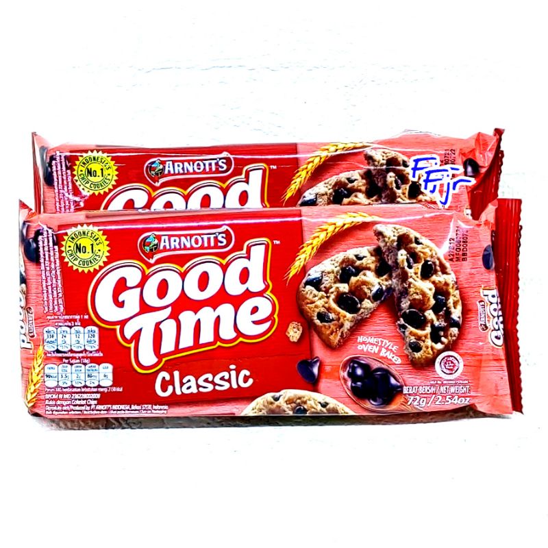 Jual Good Time Classic Chocochips Cookies G Shopee Indonesia