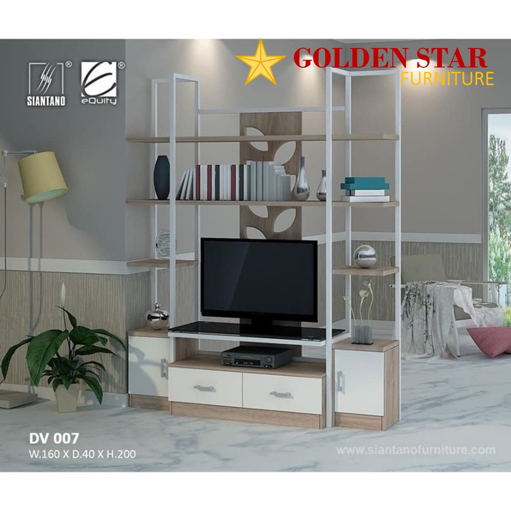 Divider 007 Rak Buffet tv Pemabatas Ruangan Siantano