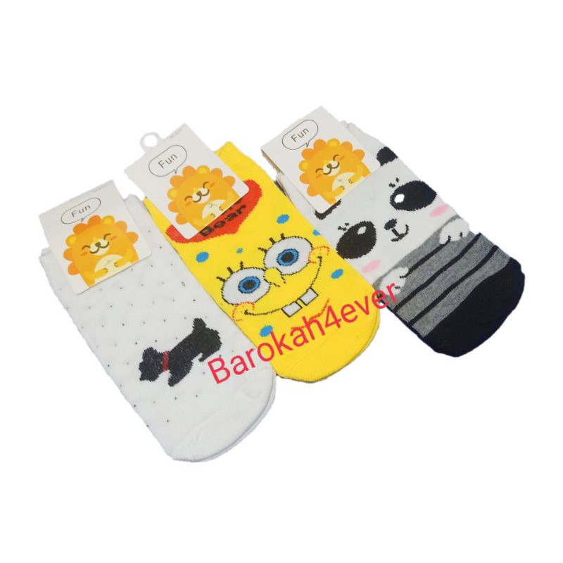 Kaos Kaki Anak CUTE FUN 3D KARAKTER PAUD - TK