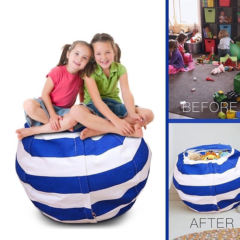 stuff and sit storage bean bag