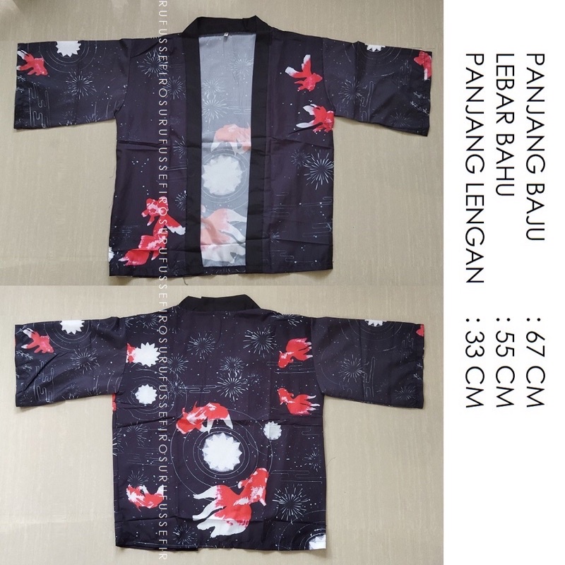 KIMONO CARDINGAN HAORI IMPORT PRIA WANITA KOREA JEPANG ORIGINAL HARAJUKU RE42