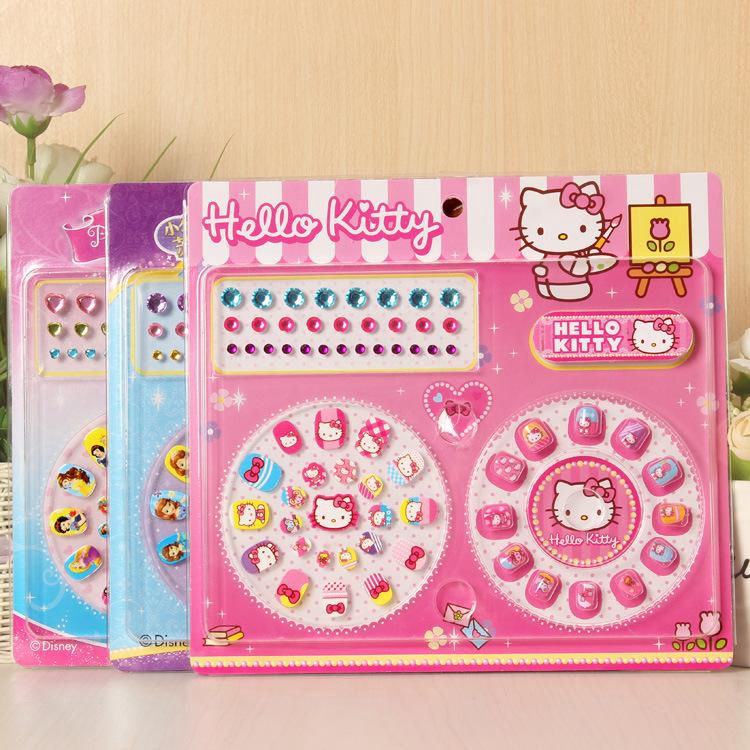 Stiker Kuku Gambar Kartun Hello Kitty For Nail Art Stiker kuku