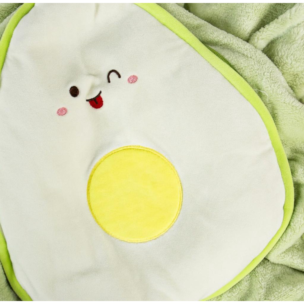 MINISO SELIMUT AVOCADO BLANKET FRUIT SERIES ALPUKAT MINISO SELIMUT BUAH