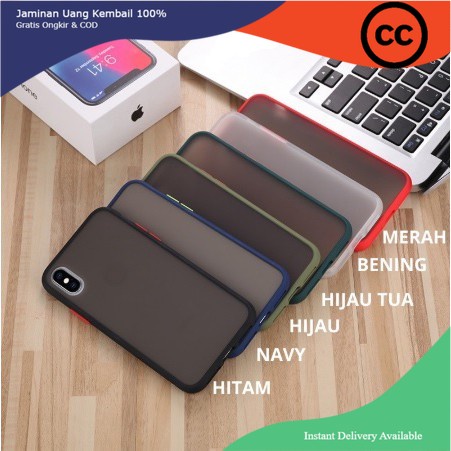 Realme 2 5 5i 5S 6 C1 C2 C3 X XT Pro Narzo Case Matte Bumper Candy Hybrid Soft Hard Frosted Casing