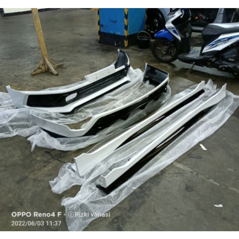 Bodykit Plastik New Xpander Aero 2022 2023 2024 Body Kit Expander Hitam Putih