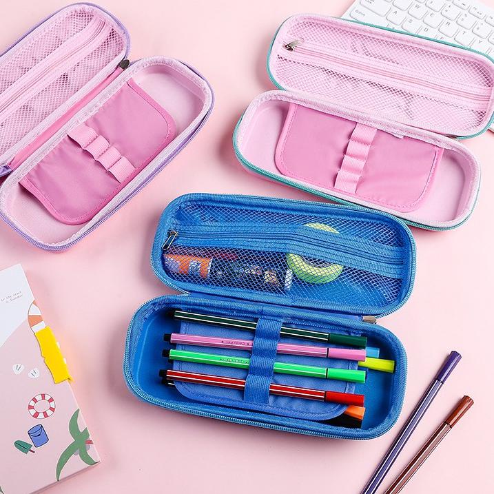 

➟hw Model Terkini Tempat pensil mini kotak pensil karakter unicorn flaminggo shark Lucu anak paud TK SD J61 ➟