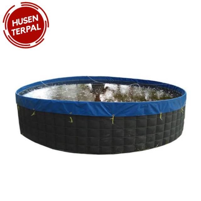 Kolam Bulat D2.5 T1 meter bahan Terpaulin Orchid