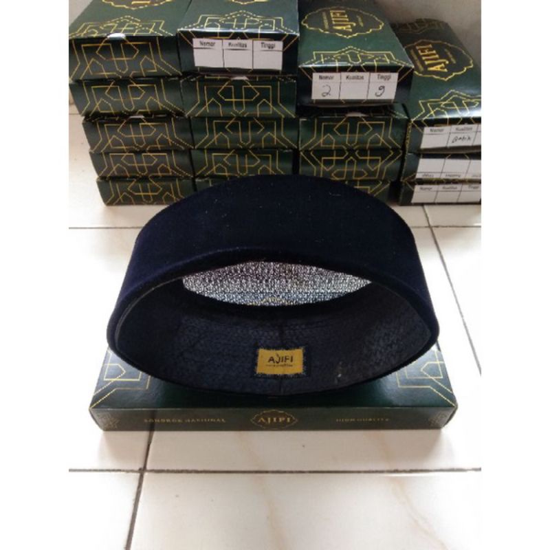 SONGKOK PREMIUM FULL AC/SONGKOK HITAM/SONGKOK MURAH TINGGI 6-10 CM