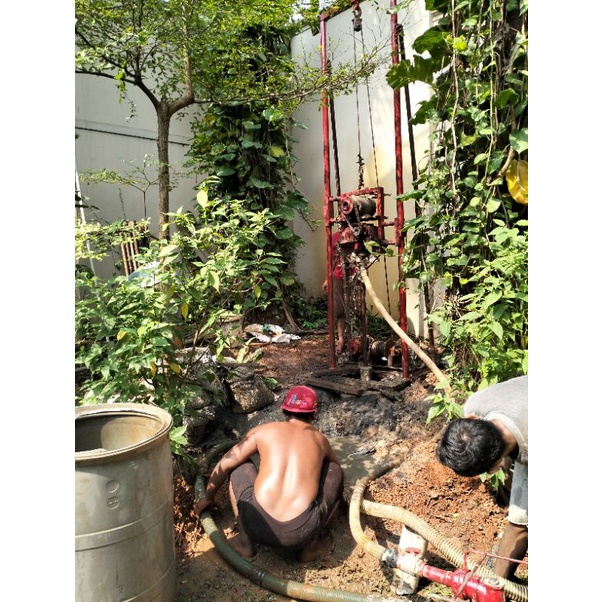 sumur bor jetpump dan satelit