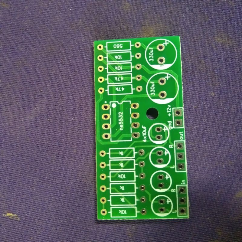 Jual pcb kit preAmp STEREO.single suplly | Shopee Indonesia