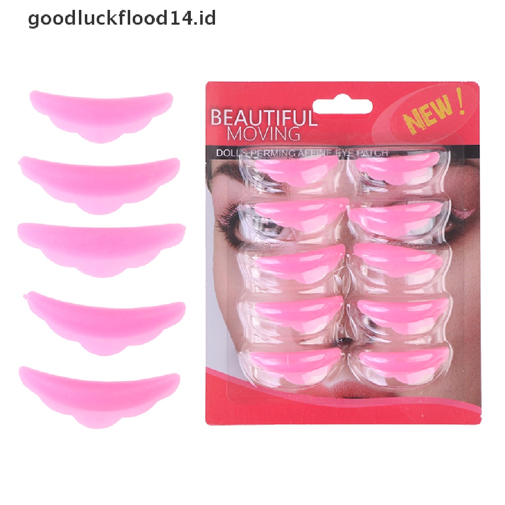 [OOID] 5 Pairs/Bag Eyelash Lift Curlers Curl Shields pads S M M1 M2 L Soft Silicone Rod ID