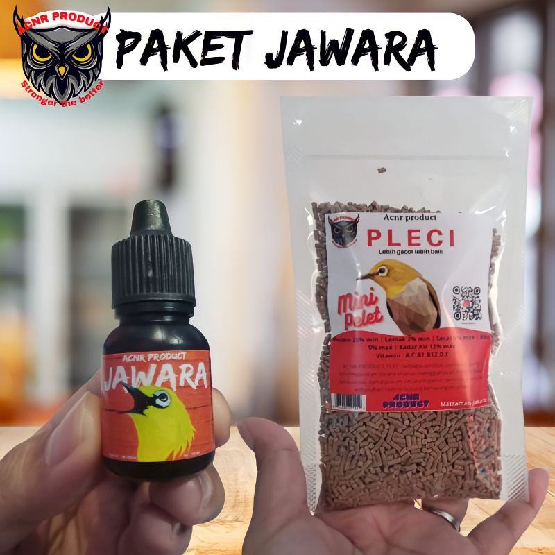JAWARA PENGGACOR INSTAN & VOER PLECI MINI PELET VITAMIN PENGGACOR BURUNG PLECI PENGGACOR BURUNG PLEC
