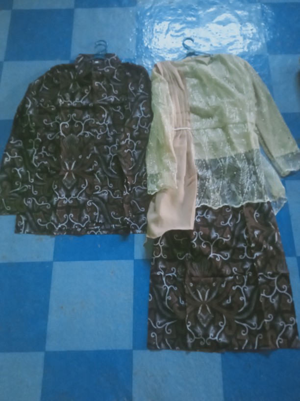 Couple Batik Bruklat 3d //set Couple Amalia Brown // Soegiharto.grosir