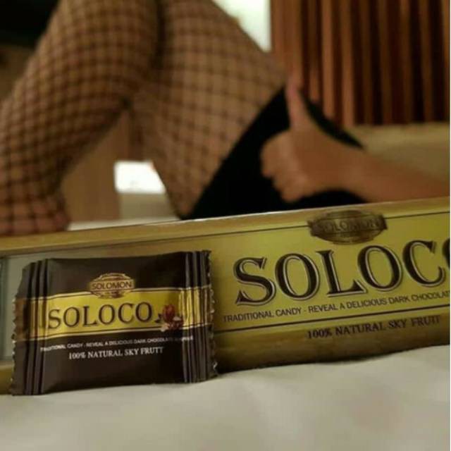 HOT PATEN     Suplemen pria dewasa Solocco Asli Permen Soloco Original 1 Kotak isi 12 Permen