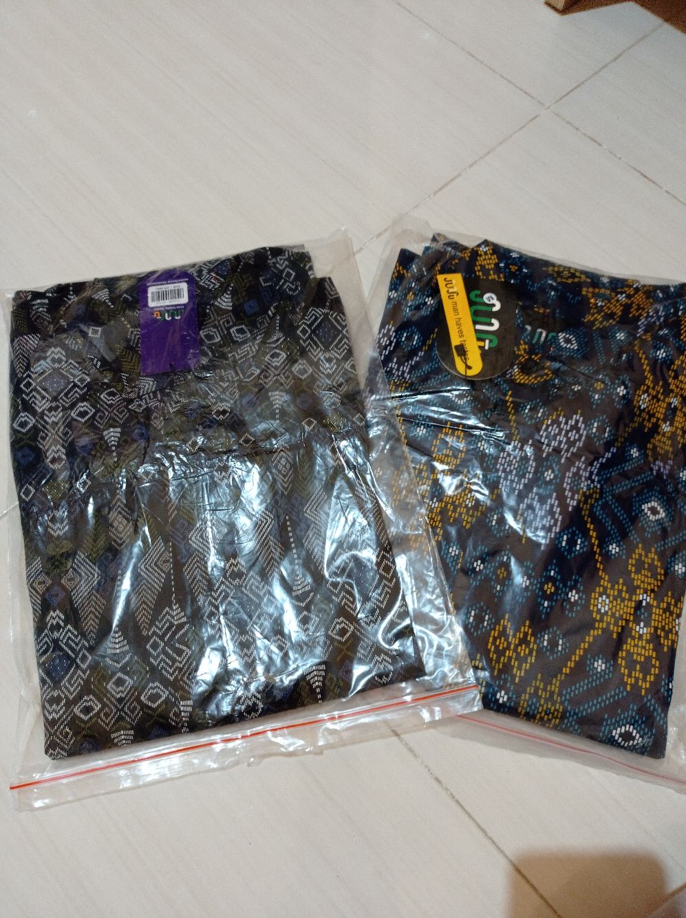Predz_id 6532 Kemeja Batik Pria Slimfit Cotton Stretch Lengan Panjang Kemeja Batik Formal Kantoran