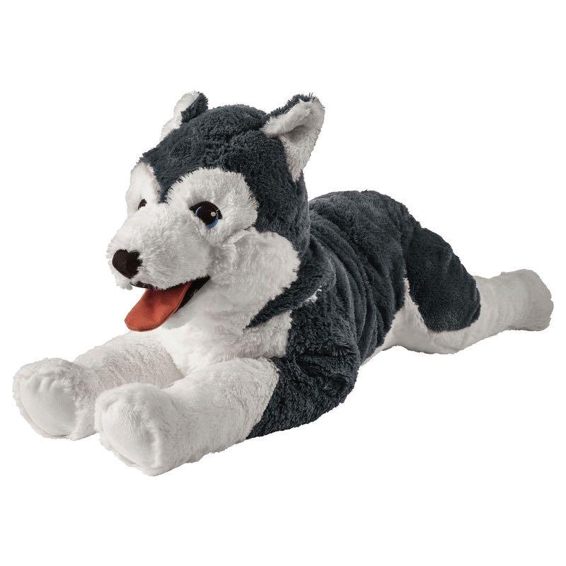 Boneka Husky IKEA Livlig / Boneka Doggy Anjing Husky