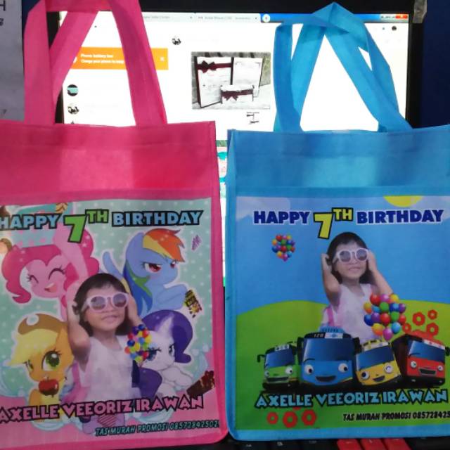 

Tas Syukuran Ulang Tahun Model Kantong Bebas Request Design