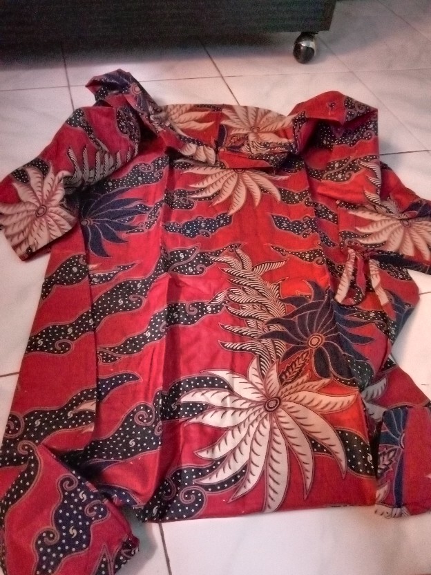 Cod - Tunik Batik Wanita Seragaman M L Xl Xxl Jumbo