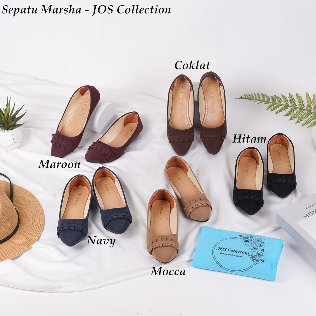 Flat Shoes Wanita - Sepatu Marsha by JOS Collection