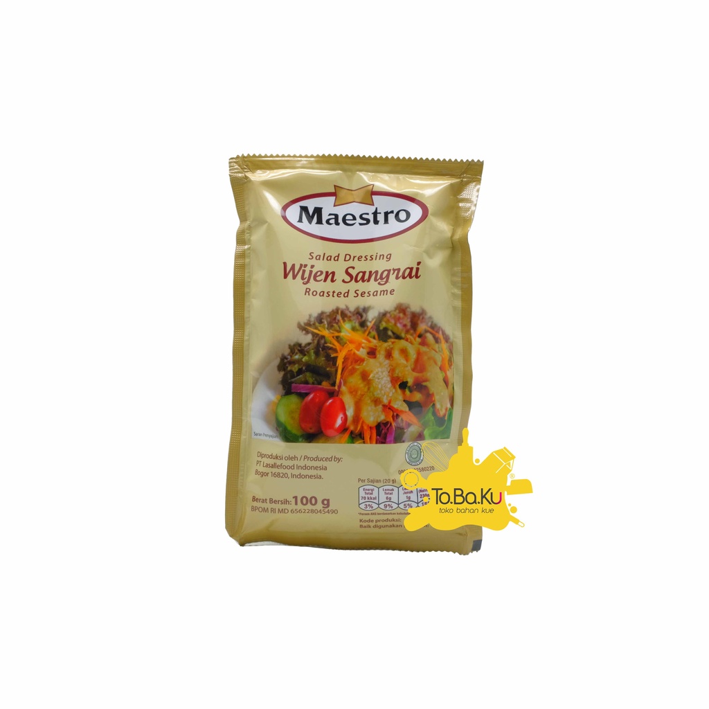 

Maestro Wijen Sangrai 100gr