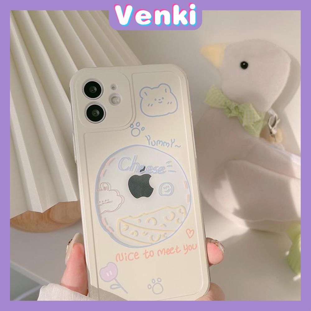 Casing Silikon Iphone 13 Pro Max 12 Pro Max 11 Pro Max 7 Plus Xr Xs Max 11 Pro Max 8 Plus Motif Beruang Keju